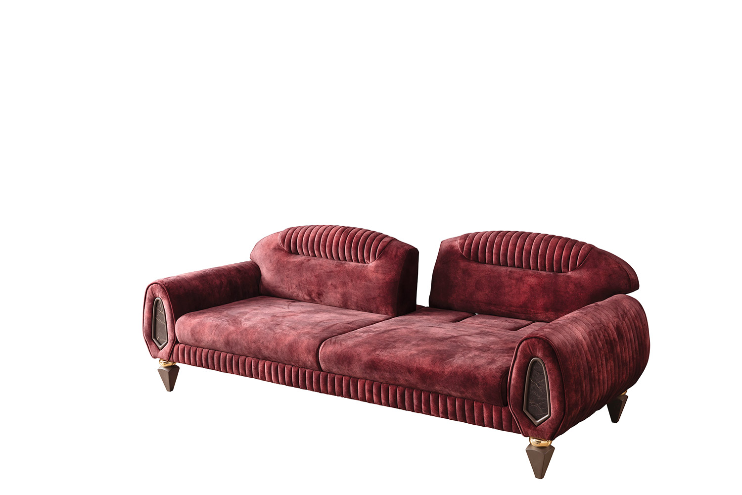 كنبة ليزبون احمر